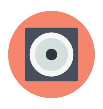 CD Case renkli vektör simgesi 