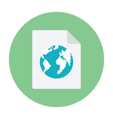 Internet renkli vektör simgesi 