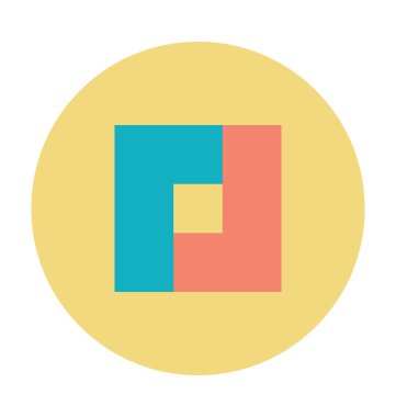 Renk renkli vektör simgesi