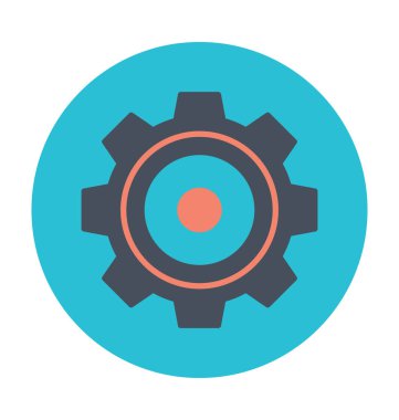 COG renkli vektör simgesi