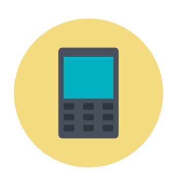 Mobil renkli vektör simgesi