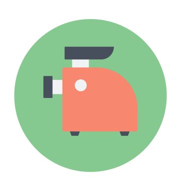 Doğrayıcılardan makine renkli vektör simgesi