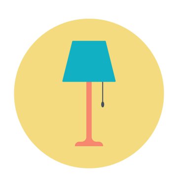 Zemin lamba renkli vektör simgesi