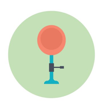 Bar sandalye renkli vektör simgesi