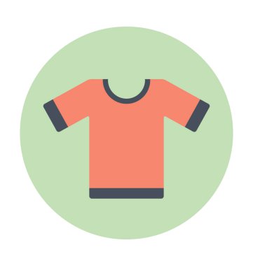 gömlek renkli vektör simgesi