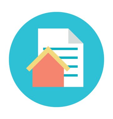 Özellik kağıtları renkli vektör simgesi