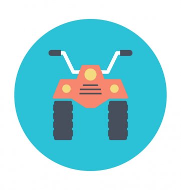 Dört kiralama renkli vektör simgesi