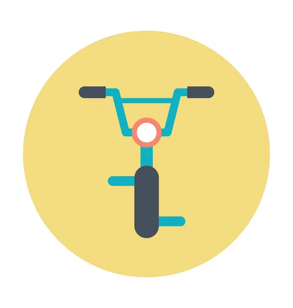Bicycle Colored Vector Icon — Stock Vector