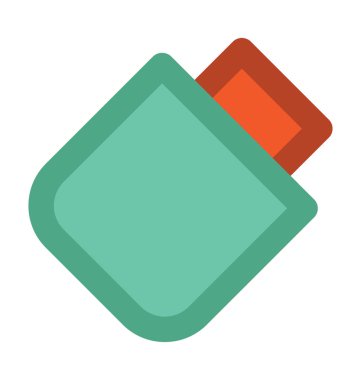 USB kalın vektör simgesi