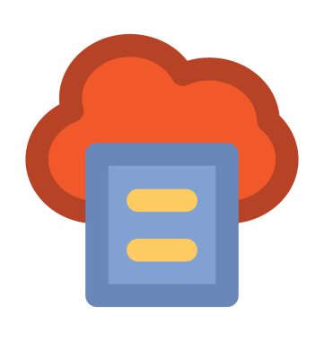 Gökyüzü Dokümanlar kalın vektör simgesi