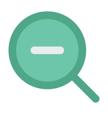 Kalın vektör simge zoom