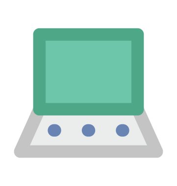 dizüstü kalın vektör simgesi