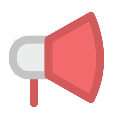 megafon kalın vektör simgesi