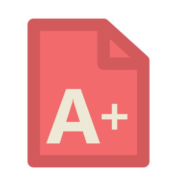 Bir artı kalın vektör simgesi