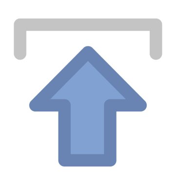 Kalın vektör simge yükleme