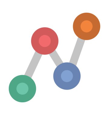 Sosyal ağ kalın vektör simgesi