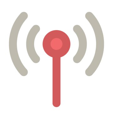 WiFi kule kalın vektör simgesi