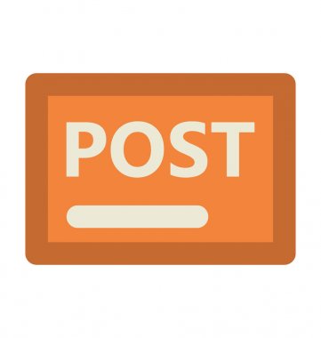 Hava yazı kalın vektör simgesi