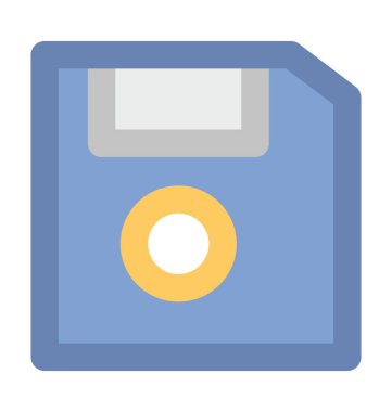 Disket kalın vektör simgesi