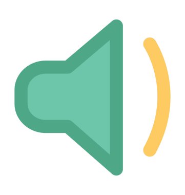 ses kalın vektör simgesi