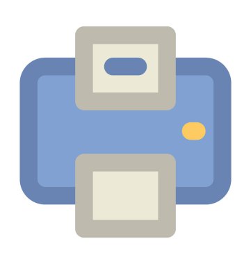 Yazıcı kalın vektör simgesi