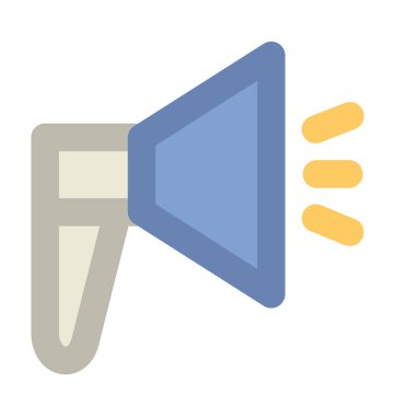 Megafon kalın vektör simgesi