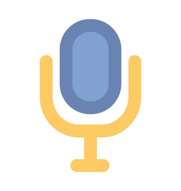 Mikrofon kalın vektör simgesi