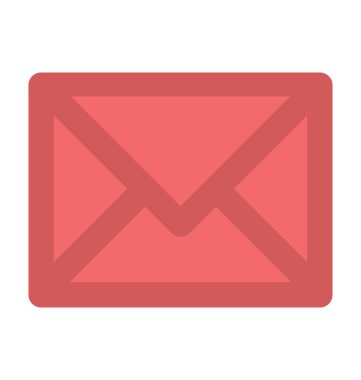 e-posta kalın vektör simgesi