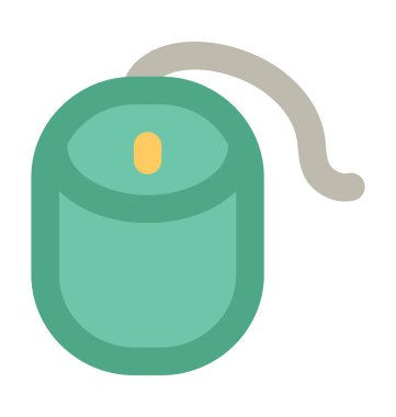 Bilgisayar fare kalın vektör simgesi