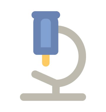 Mikroskop kalın vektör simgesi