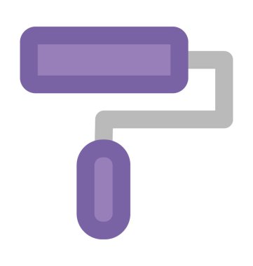 Silindir kalın vektör simgesi 