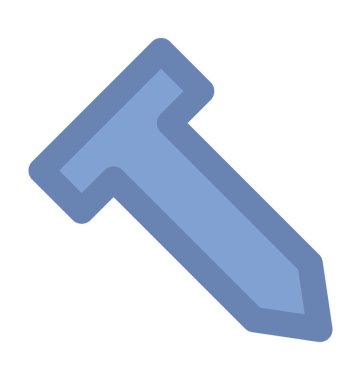 Vida kalın vektör simgesi 