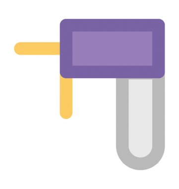 Matkap kalın vektör simgesi 