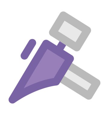 Misket makine kalın vektör simgesi 