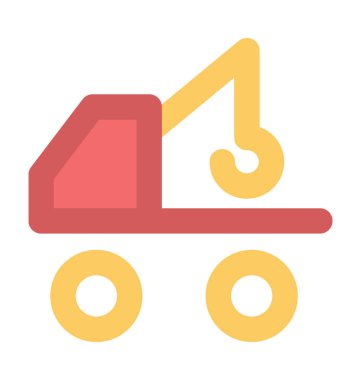 Vinç kalın vektör simgesi 