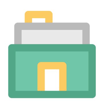 Evde kalın vektör simgesi 