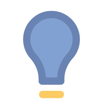 Ampul kalın vektör simgesi 