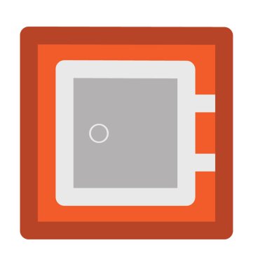 Soyunma kalın vektör simgesi