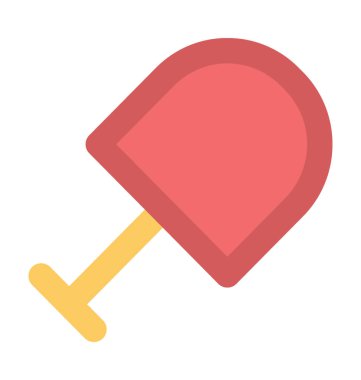 Zenci kalın vektör simgesi