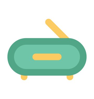 Internet Modem kalın vektör simgesi