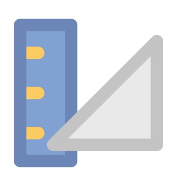 Geometri kalın vektör simgesi