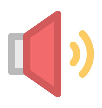 ses kalın vektör simgesi