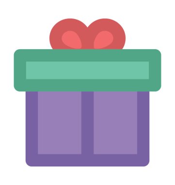 hediye kalın vektör simgesi