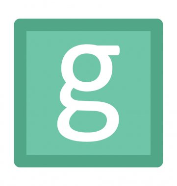 Google Logo kalın vektör simge