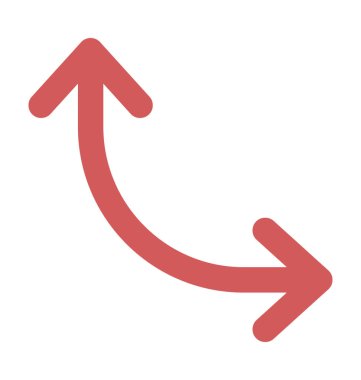 Oklar kalın vektör simgesi