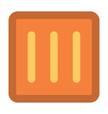 Web sayfası düzeni kalın vektör simgesi