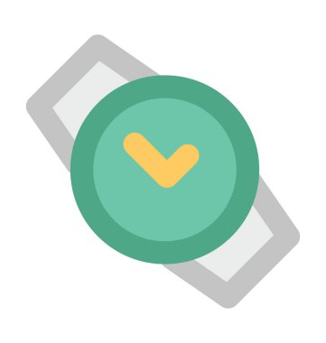 Bilek Watch kalın vektör simgesi