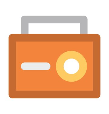 Boombox kalın vektör simgesi