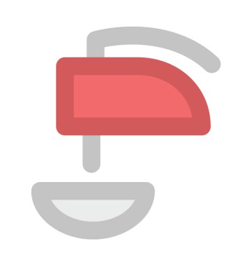 Yumurta çırpıcı kalın vektör simgesi