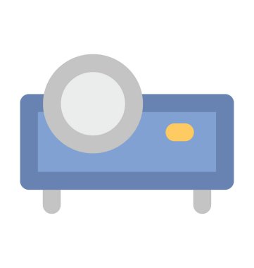 Projektör kalın vektör simgesi